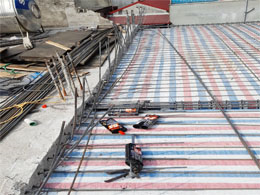 Khoan cấy thép Dầm - Sàn tại công trình số 2 Dịch Vọng- Cầu Giấy