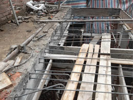 Khoan cấy thép Dầm D16 bằng keo Ramset G5 nhà anh Tùng tại tòa BT5 Khu đô thị Văn Khê, Hà Đông, Hà Nội