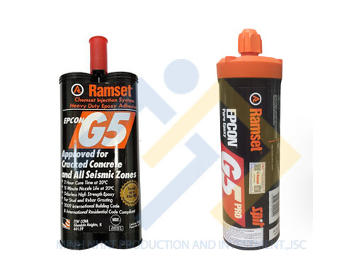 Thông báo thay đổi sản phẩm keo Ramset Epcon G5 bằng Keo Ramset Epcon G5 Pro
