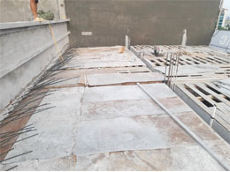 Khoan cấy thép Dầm Sàn cho khách hàng tại khu Đại Học Công Nghiệp Hà Nội bằng keo Ramset G5