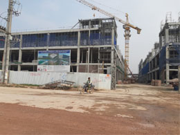 Khoan cấy bulong M16 bằng keo Ramset G5 cho dự án tại Việt Yên, Bắc Giang