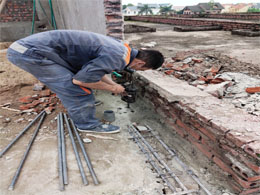 Khoan cấy thép Cột tại Sơn Tây - Hà Nội bằng keo Ramset G5